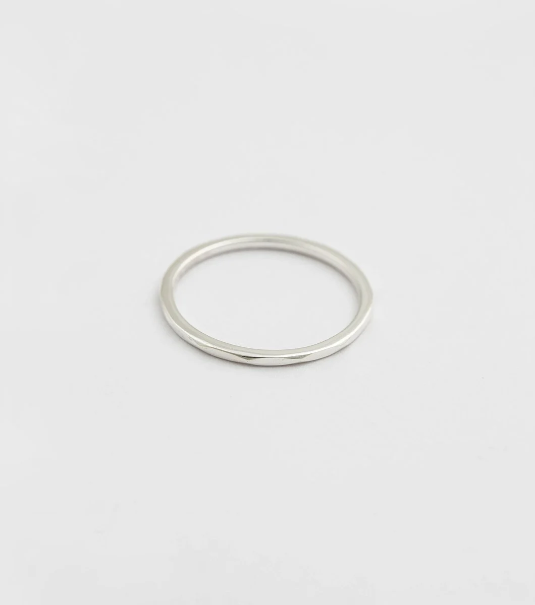 Syster P Tiny Ultrathin Ring Silver 17,5 mm