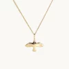 Emma Israelsson Mini Organic Dove Halsband Guld