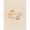 YLVA LI Signature Stud Diamond Örhängen 3,4mm – Gold 8625