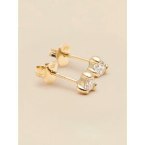 YLVA LI Signature Stud Diamond Örhängen 3,4mm – Gold 8625
