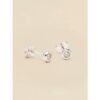 YLVA LI Stud Diamond Örhängen – Silver 8662