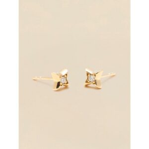 YLVA LI Diamond Stars Örhängen – Gold 8691