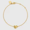 Syster P Friends Heart Armband Guld