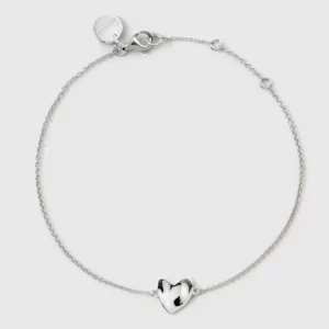 Syster P Friends Heart Armband Silver