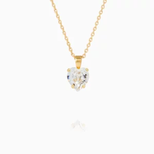 Caroline Svedbom Heart Halsband/ Crystal - Guld