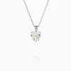 Caroline Svedbom Heart Halsband/ Crystal - Rhodium