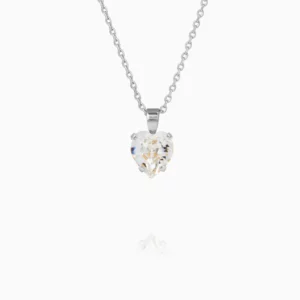 Caroline Svedbom Heart Halsband/ Crystal - Rhodium