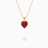 Caroline Svedbom Heart Halsband/ Light Siam - Guld