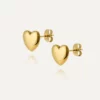 Mockberg Love Gold Medium Studs