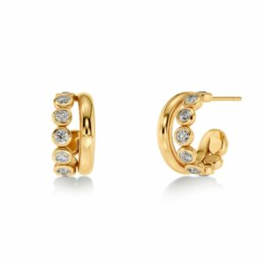 Edblad Grace Hoops S - Guld