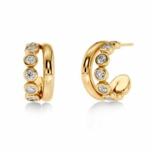 Edblad Grace Hoops L - Guld