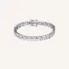 VIDAL & VIDAL Armband Zirkonia Stenar Silver