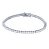 VIDAL & VIDAL Tennis Armband Silver 2.5x7 (S60125B070C)
