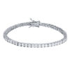 VIDAL & VIDAL Tennis Armband Silver 3x7mm (S60126B070C)