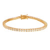 VIDAL & VIDAL Tennis Armband Guld 3x7mm (S70126B070B)