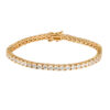 VIDAL & VIDAL Tennis Armband Guld 4x7mm (S70128B070B)