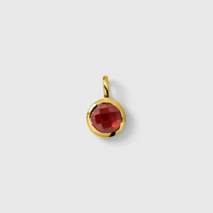 Syster P Beloved Birthstone Januari Hänge Guld
