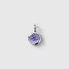 Syster P Birthstone Februari Hänge Silver