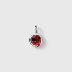 Syster P Birthstone Januari Hänge Silver