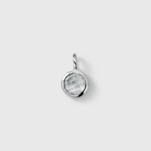 Syster P Birthstone April Hänge Silver