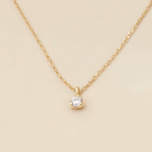 YLVA LI Signature diamond Halsband 0.09 ct - Guld