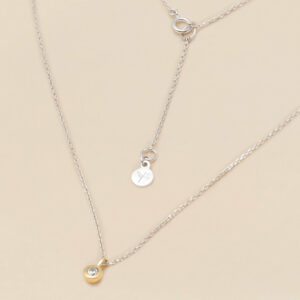 YLVA LI Essential Diamond Halsband 0.13 ct - Silver