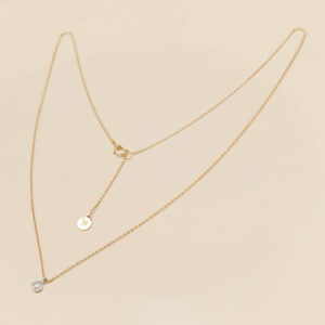 YLVA LI Essential Diamond Halsband 0.13 ct - Guld