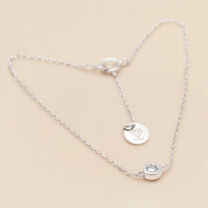 YLVA LI Essential Diamond Armband– 0.13 ct, Silver