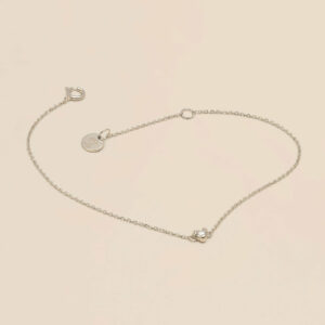 YLVA LI Signature diamond Armband 0.09 ct - Silver
