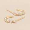YLVA LI Signature diamond hoop 0.23 ct - Guld