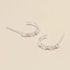 YLVA LI Signature diamond hoop 0.23 ct - Silver