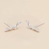 YLVA LI Signature diamond swirl 0.23 ct - Silver