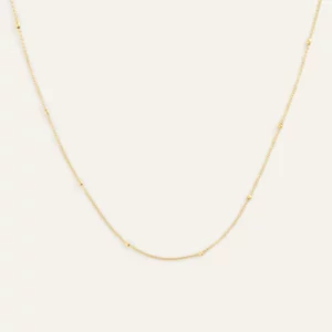 Mockberg Beaded Chain Halsband - Guld