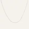 Mockberg Beaded Chain Halsband - Stål