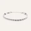 Mockberg Bold Rope Chain Armband - Stål
