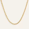 Mockberg Bold Rope Chain Halsband - Guld
