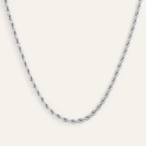 Mockberg Bold Rope Chain Halsband - Stål