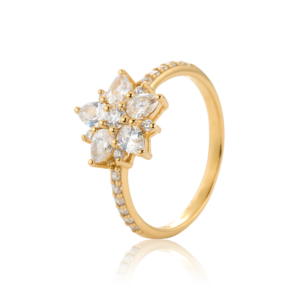 Gynning Jewelry Dhalia sparkling Ring - Guld