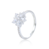 Gynning Jewelry Dhalia sparkling Ring - Silver