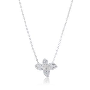 Gynning Jewelry Lily sparkling halsband - Silver