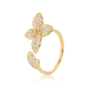 Gynning Jewelry Lily sparkling ring - Guld