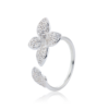 Gynning Jewelry Lily sparkling ring - Silver