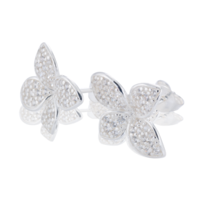 Gynning Jewelry Lily sparkling örhängen studs - Silver