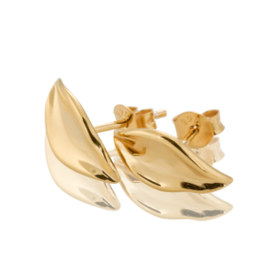 Gynning Jewelry Autumn leaves örhängen studs - Guld