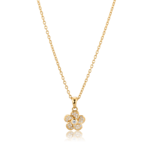 Gynning Jewelry Rose Sparkling Halsband - Guld