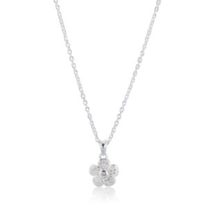 Gynning Jewelry Rose Sparkling Halsband - Silver