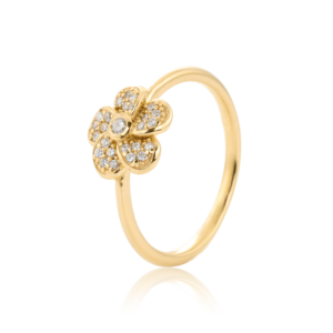 Gynning Jewelry Rose Sparkling Ring - Guld