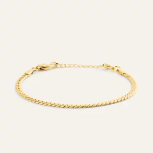 Mockberg Serpentine Chain Armband - Guld