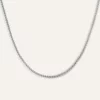 Mockberg Serpentine Chain Halsband - Stål