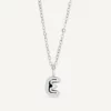 VIDAL & VIDAL Bokstav E Halsband (Silver)